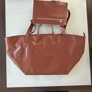 BRANDON BLACKWOOD EVERYDAY TOTE | DARK BROWN LEATHER